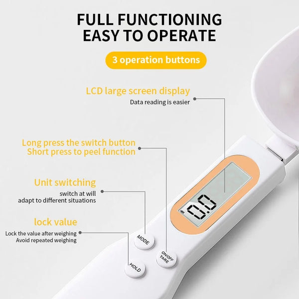 Digital Spoon Scale for Cooking