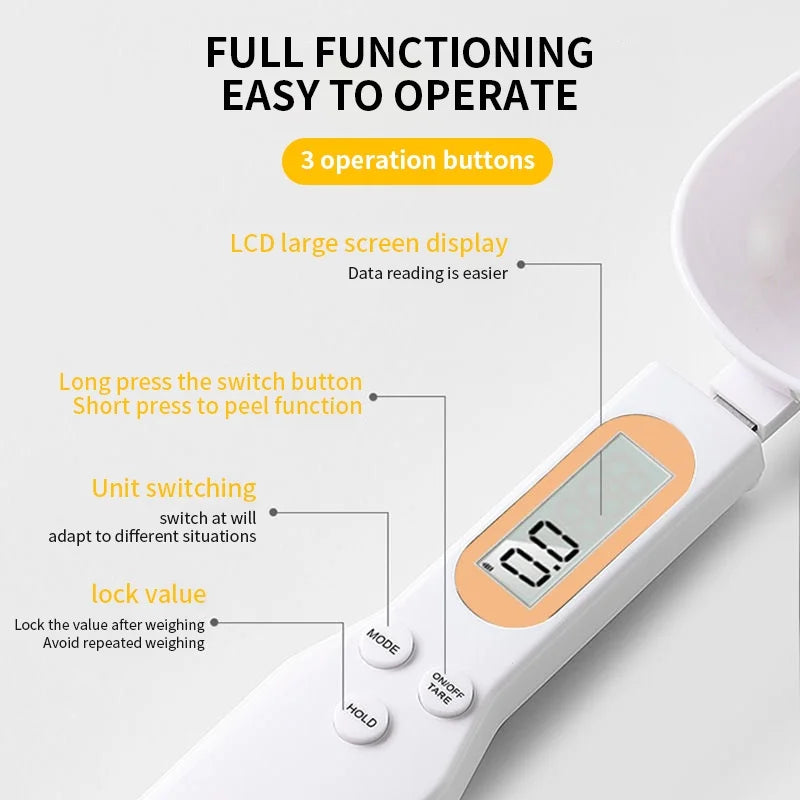 Digital Spoon Scale for Cooking